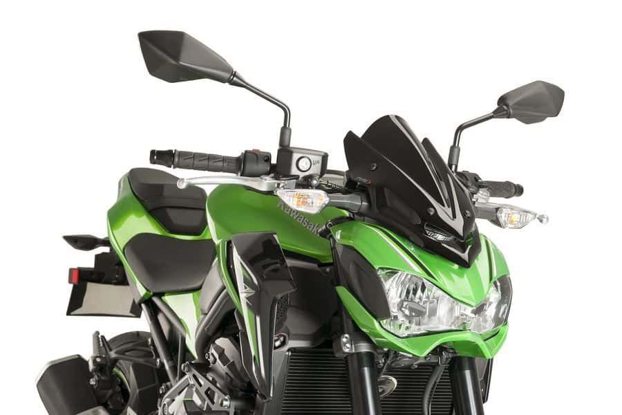 Windshield PUIG NEW GEN. SPORT 9689N Crni