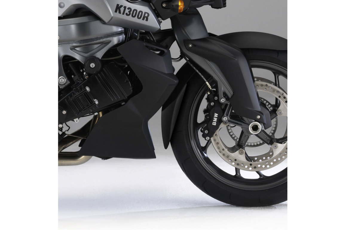 Front fender extension PUIG 9814N Crni