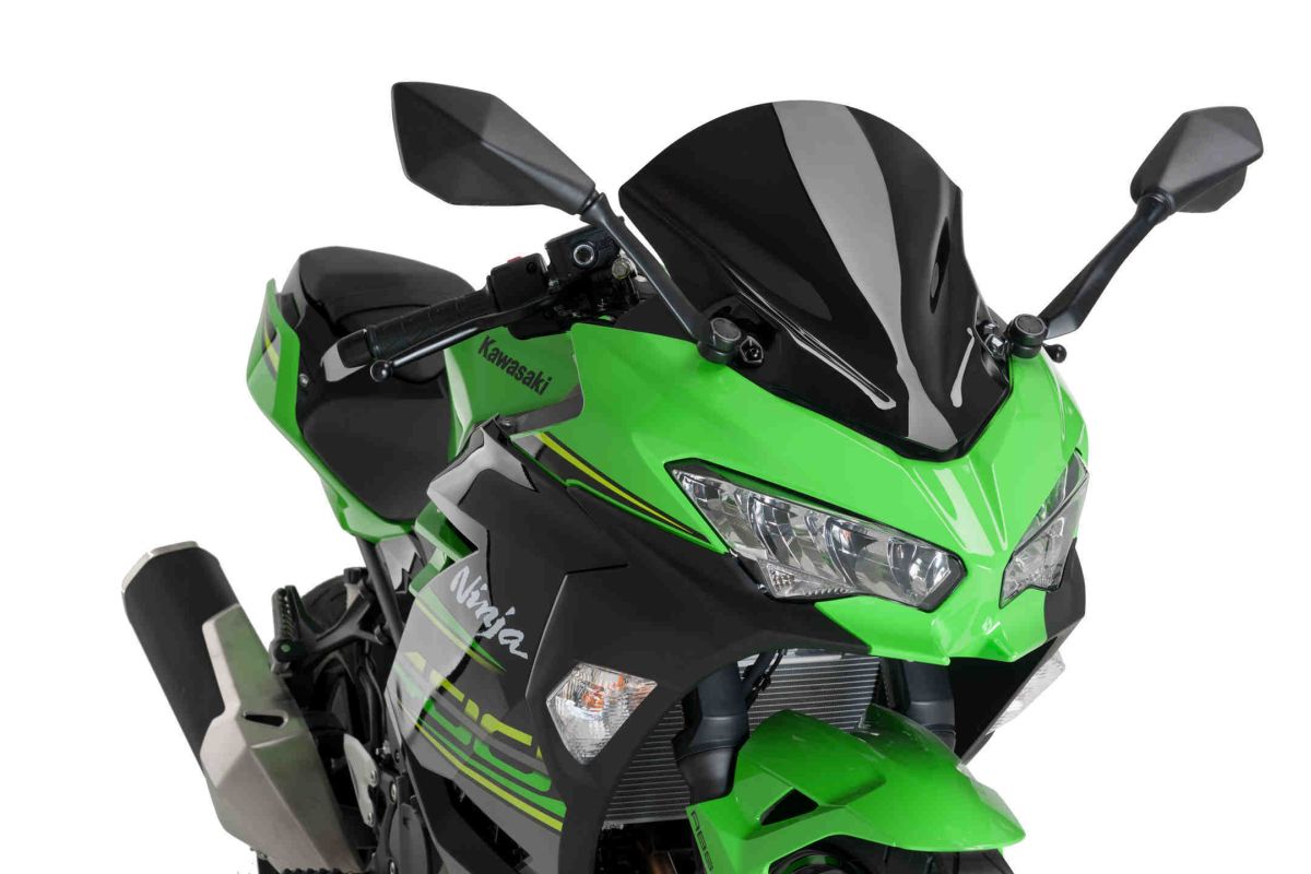 Windscreen PUIG RACING 9976N Crni