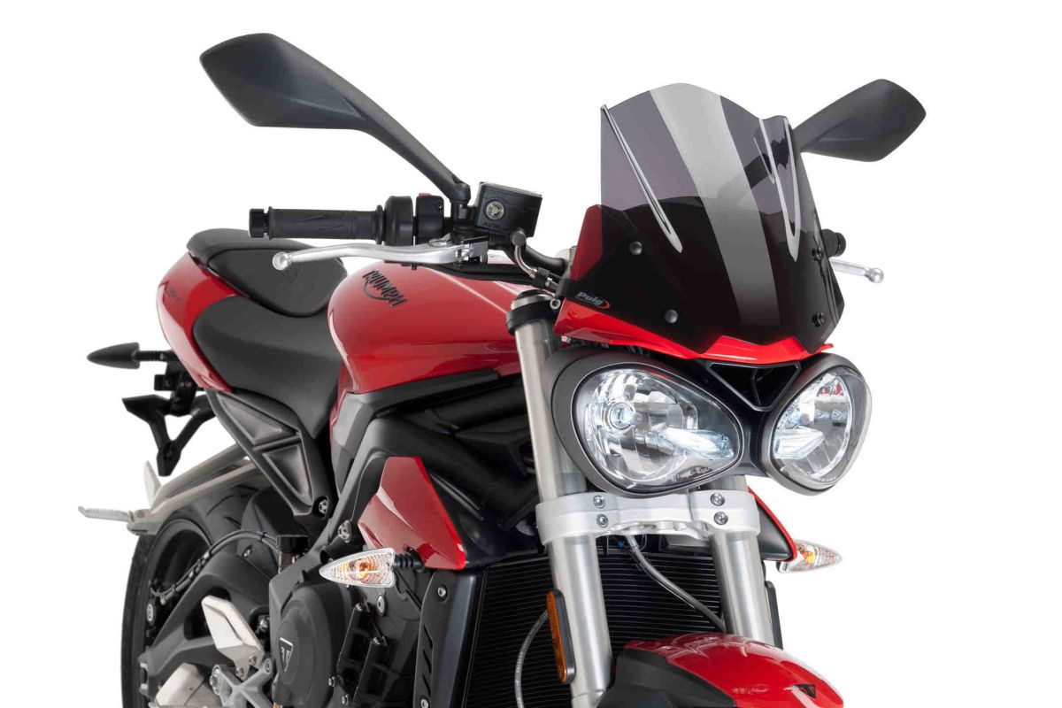 Windshield PUIG NEW GEN. SPORT 9999F dark smoke