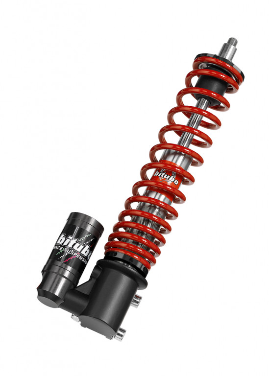 Front monoshock BITUBO YEP0 adjustable: spring preload red spring