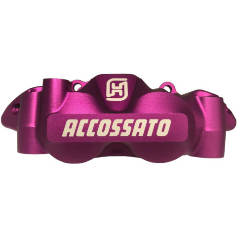 Radial brake caliper ACCOSSATO PZ004 forged monoblock 108 mm distance with pistons in aluminium