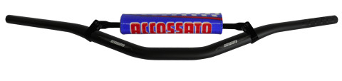 Handlebar ACCOSSATO aluminium, 28.5 mm Crni