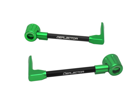 Lever guard ACCOSSATO DE003 with black hose and joint right + left , aluminium