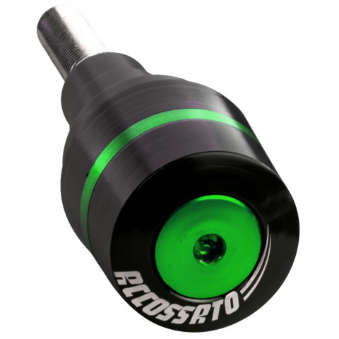 Crash pads ACCOSSATO TP055 with screw cover green