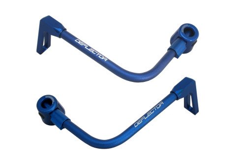Lever guard ACCOSSATO DE003 with blue hose and joint right + left , aluminium