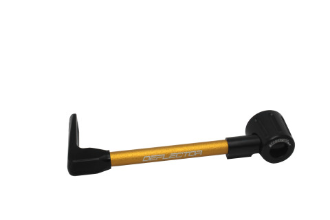 Lever guard ACCOSSATO DE002 with gold hose and joint left, aluminium