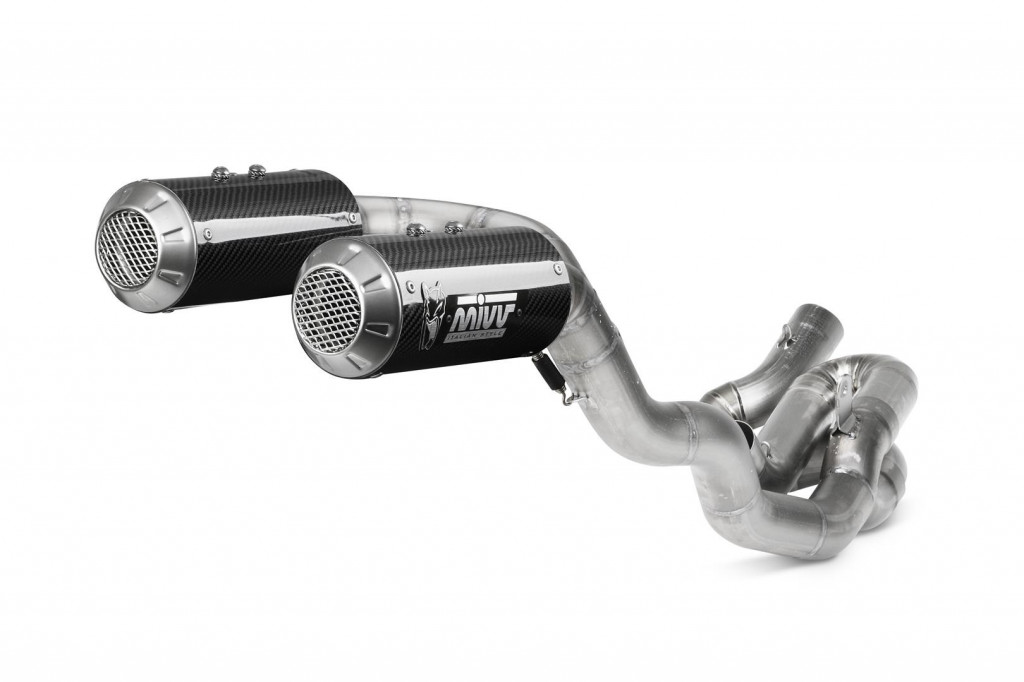 Cijeli ispušni sustav 2x2 MIVV MK3 R.DU.0005.SM3C Carbon for DUCATI Panigale V4 / V4S 1100 2018-2022
