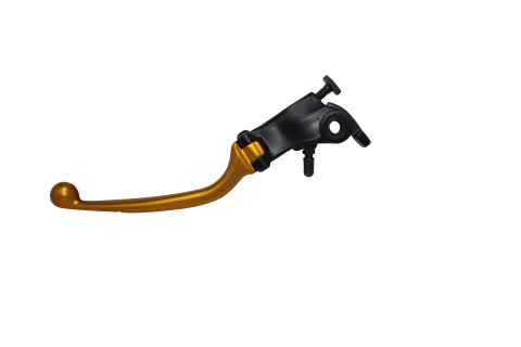 Adjustable folding lever ACCOSSATO LV014 in aluminium for original clutch master cylinders zlato
