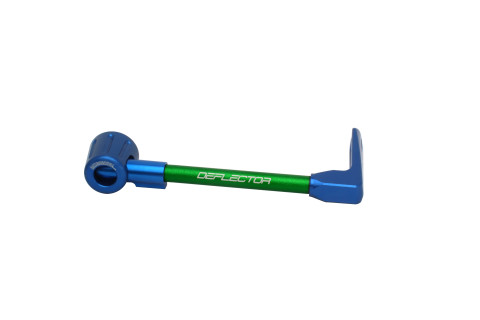 Lever guard ACCOSSATO DE001 with green hose and joint right, aluminium