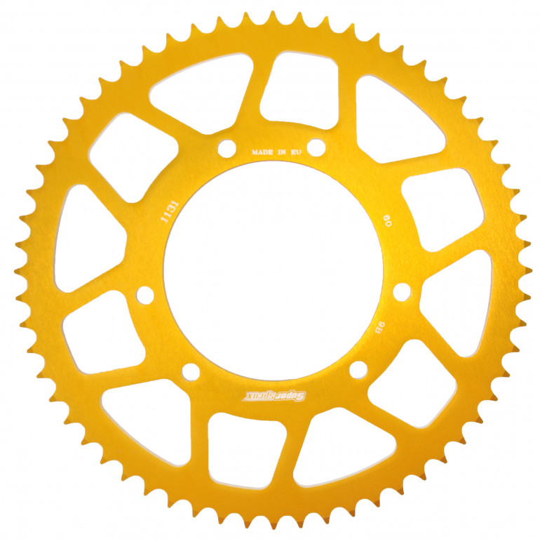 Rear ALU sprocket SUPERSPROX RAL-1131:60-GLD zlato