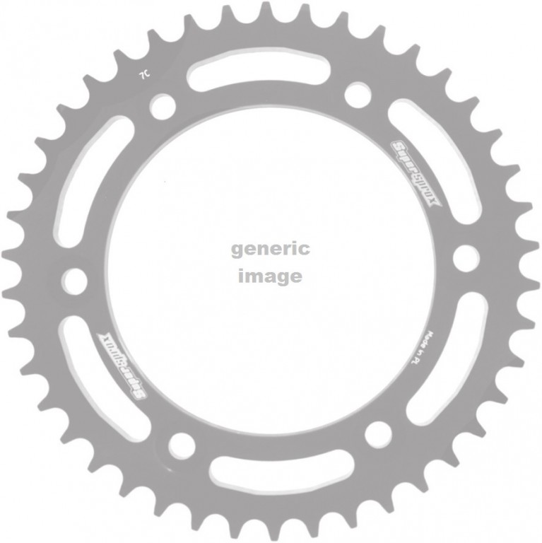 Rear ALU sprocket SUPERSPROX RAL-1304:44-BLK Crni 44T, 525