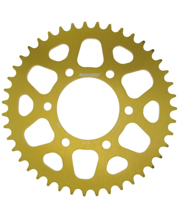Rear ALU sprocket SUPERSPROX RAL-478:43-GLD zlato 43T, 520
