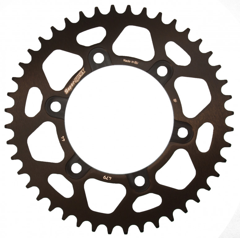 Rear ALU sprocket SUPERSPROX RAL-479:44-BLK Crni 44T, 530