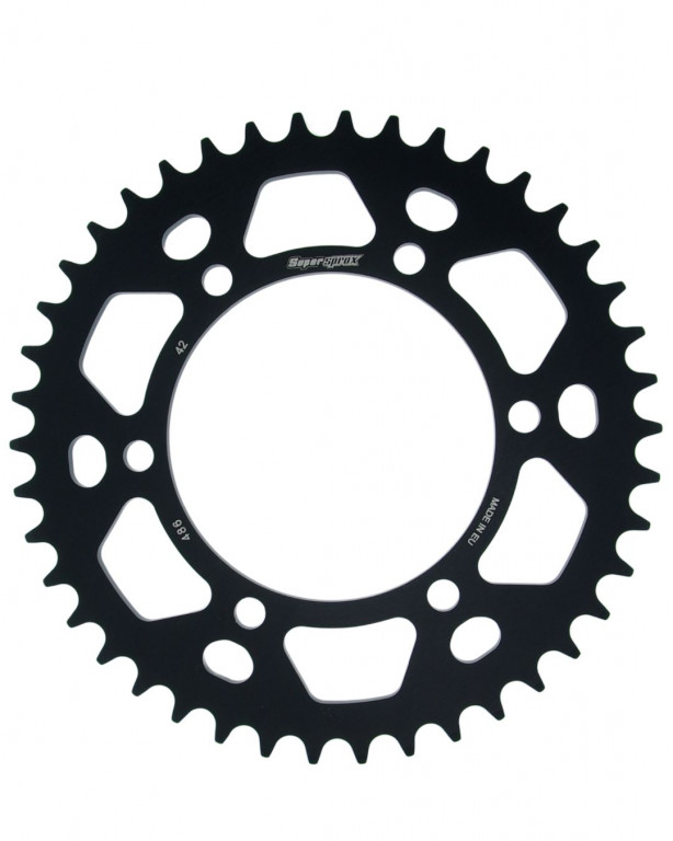 Rear ALU sprocket SUPERSPROX RAL-486:42-BLK Crni 42T, 520