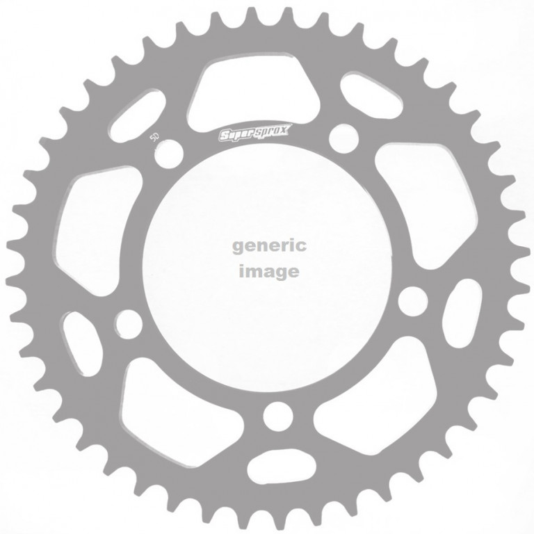 Rear ALU sprocket SUPERSPROX RAL-151:50-BLK Crni 50T, 520