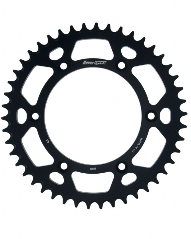 Rear ALU sprocket SUPERSPROX RAL-990:46-BLK Crni 46T, 520