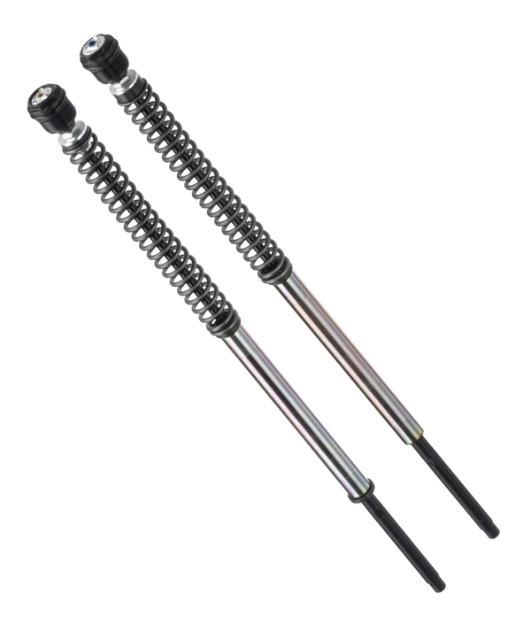 Pressurized cartridge BITUBO adjustable: spring preload, rebound, compression without oil, Black ring