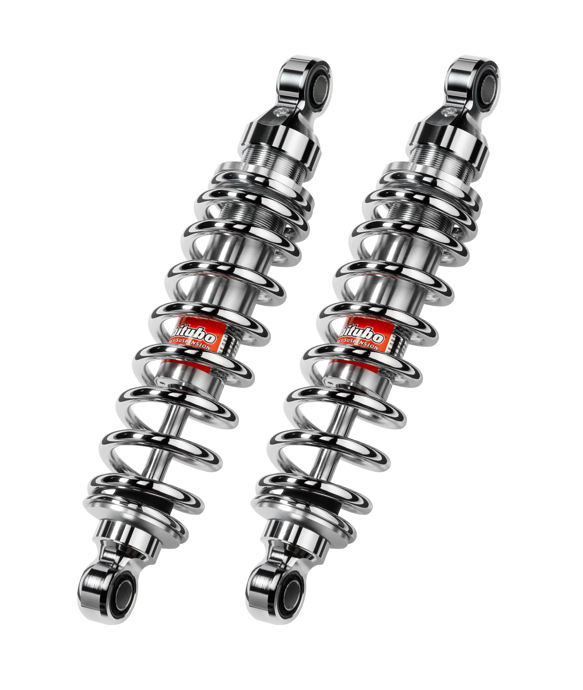 Rear twinshock BITUBO adjustable: spring preload CHROME EDITION