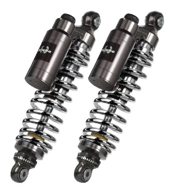 Rear twinshock BITUBO adjustable: spring preload, rebound, compression, Piggyback tank CHROME EDITION