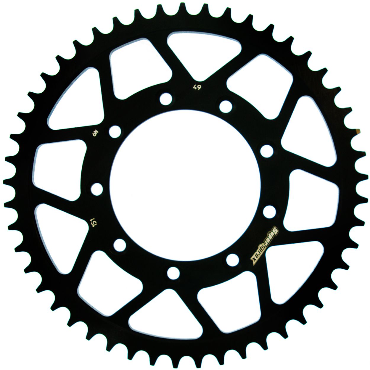Lančenik zadnji SUPERSPROX RFE-151:49-BLK Crni 49T, 520