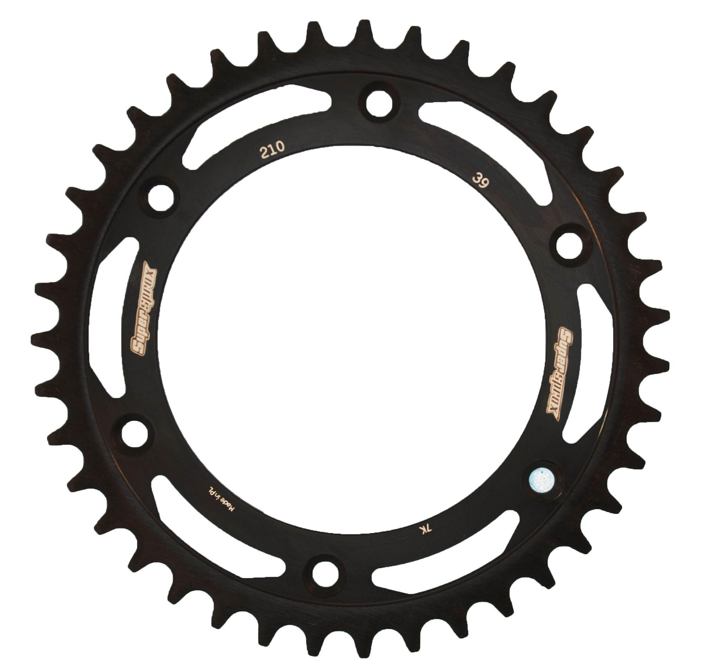 Lančenik zadnji SUPERSPROX RFE-210:39-BLK Crni 39T, 520