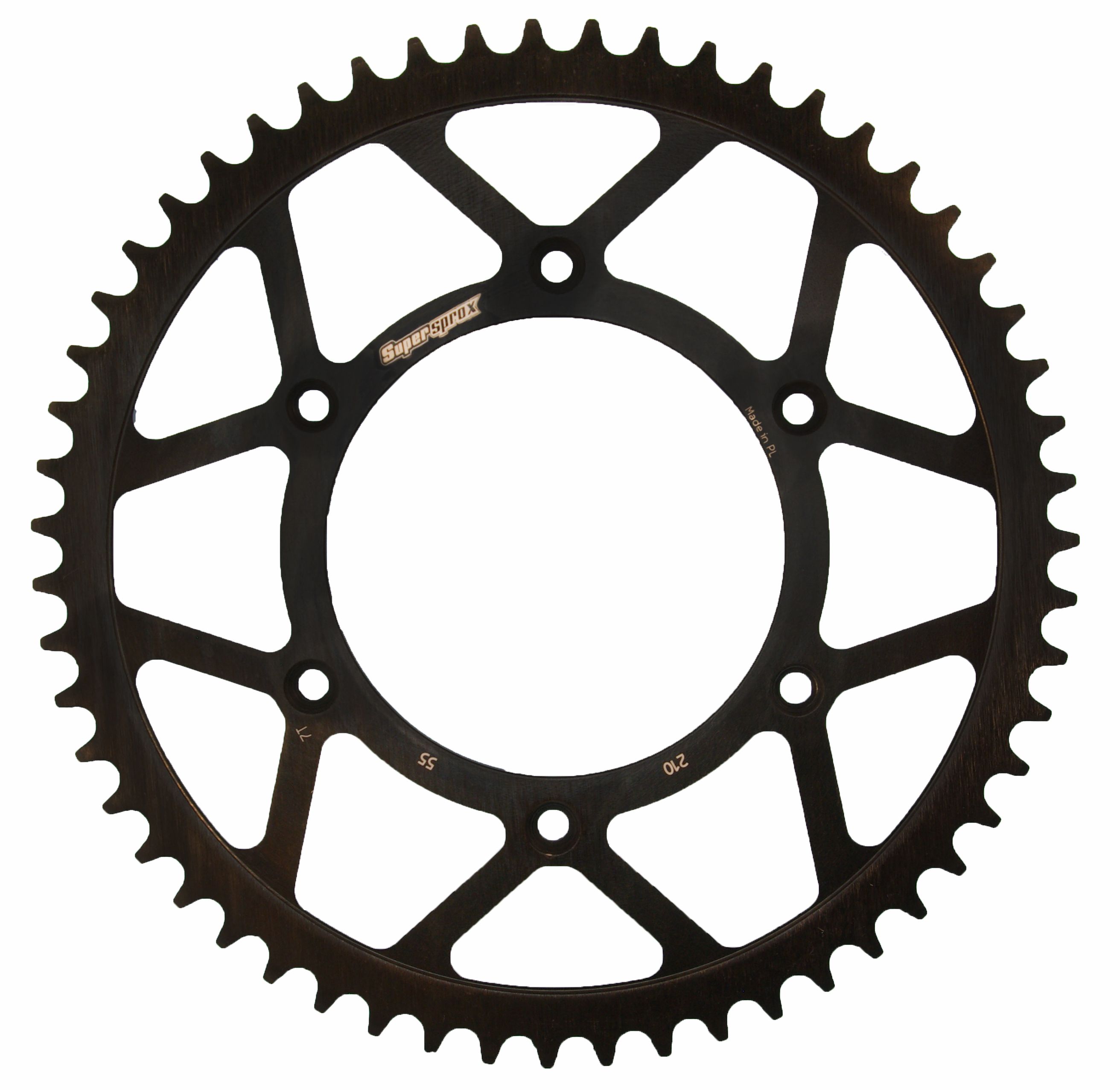 Lančenik zadnji SUPERSPROX RFE-210:55-BLK Crni 55T, 520