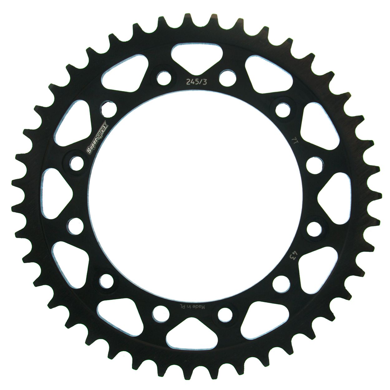 Lančenik zadnji SUPERSPROX RFE-245/3:43-BLK Crni 43T, 520