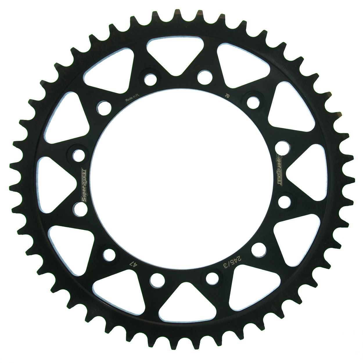 Lančenik zadnji SUPERSPROX RFE-245/3:47-BLK Crni 47T, 520