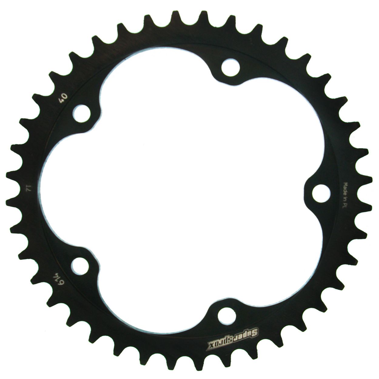 Lančenik zadnji SUPERSPROX RFE-614:40-BLK Crni 40T, 525