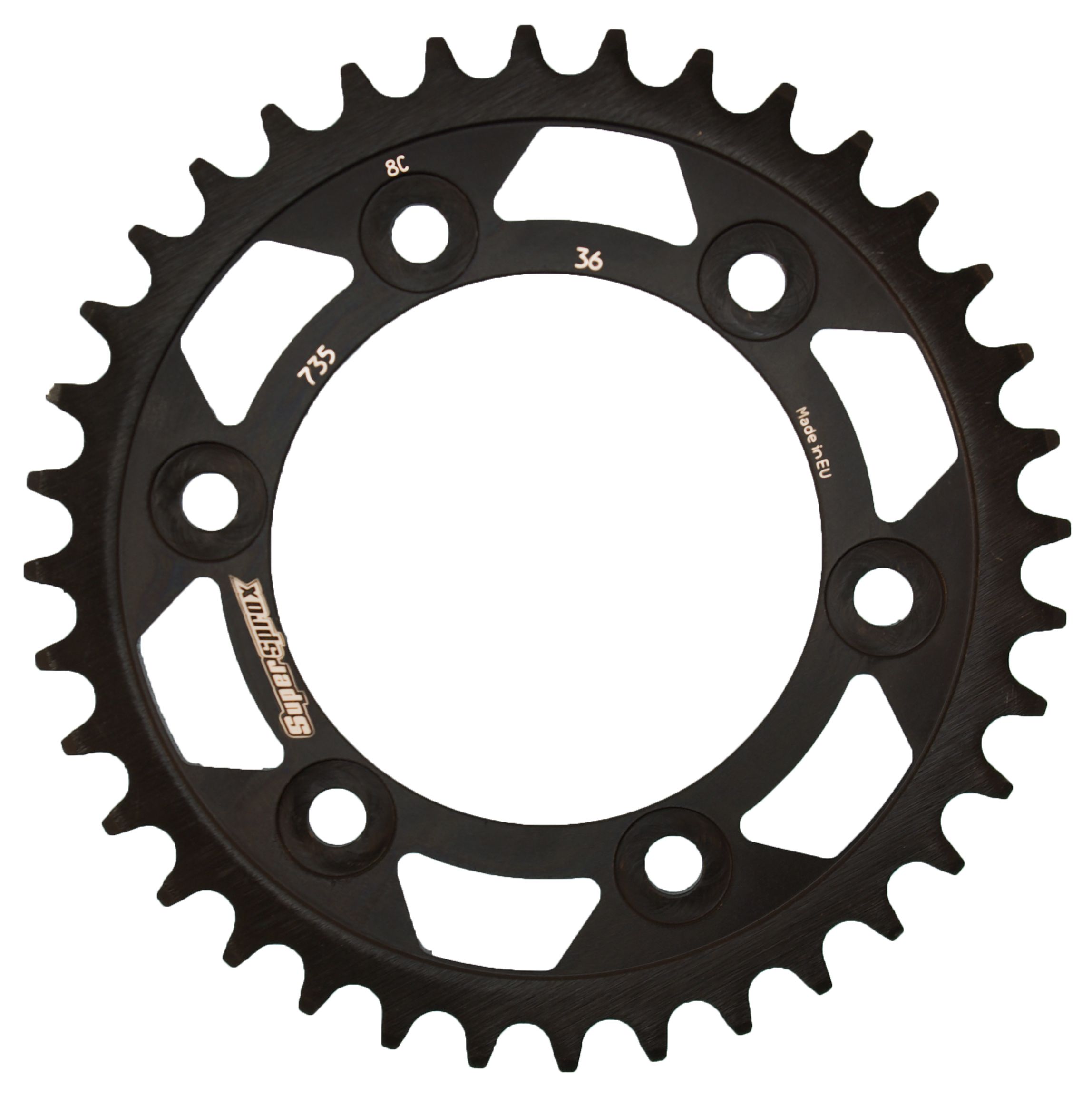 Lančenik zadnji SUPERSPROX RFE-735:36-BLK Crni 36T, 520