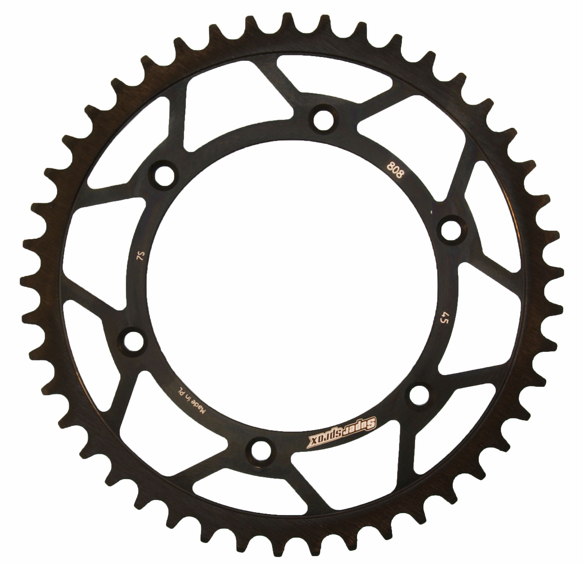 Lančenik zadnji SUPERSPROX RFE-808:45-BLK Crni 45T, 520
