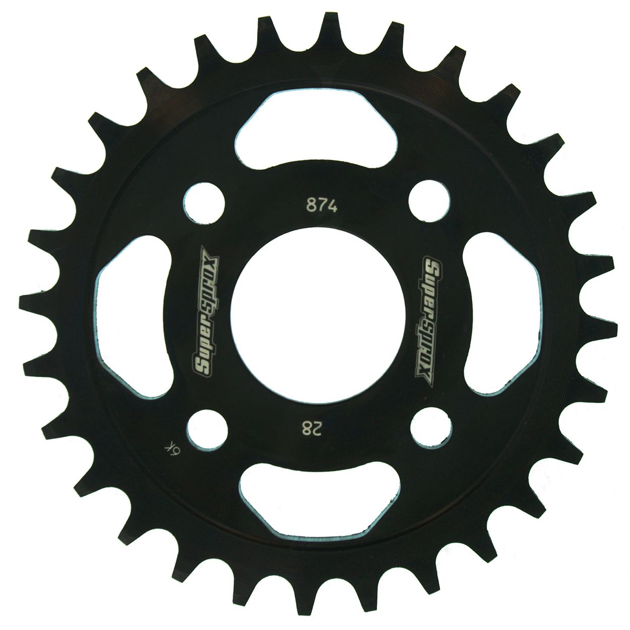 Lančenik zadnji SUPERSPROX RFE-874:28-BLK Crni 28T, 520