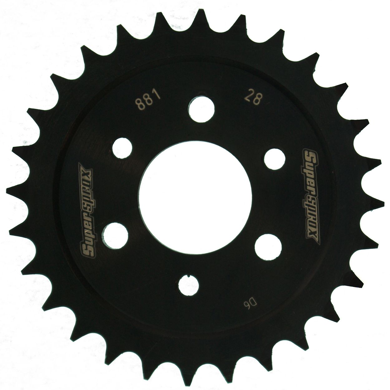 Lančenik zadnji SUPERSPROX RFE-881:28-BLK Crni 28T, 428