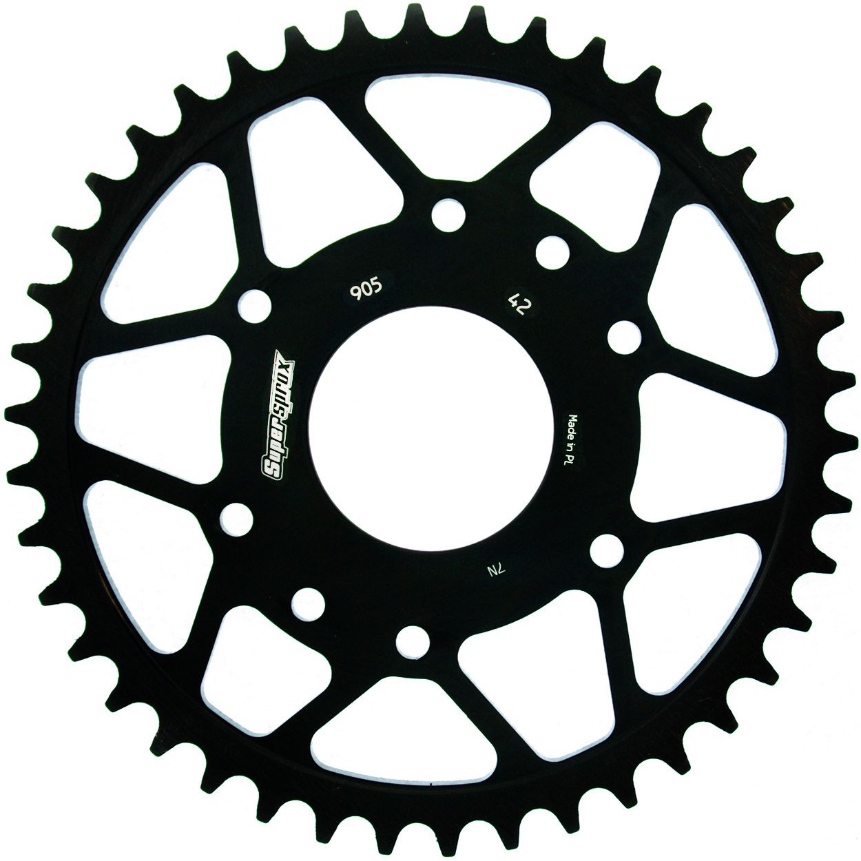 Lančenik zadnji SUPERSPROX RFE-905:42-BLK Crni 42T, 520