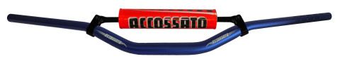 Handlebar ACCOSSATO aluminium, 28.5 mm plavi
