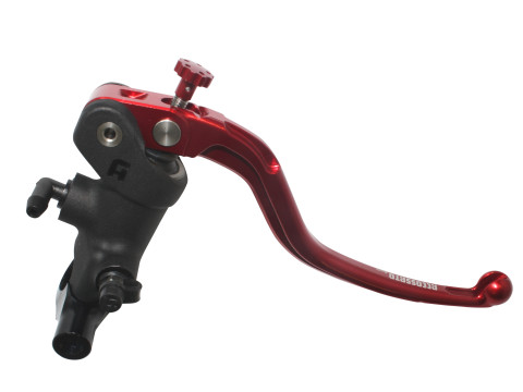 Radial brake master cylinder ACCOSSATO PC013 19 x 20 with fixed lever,red