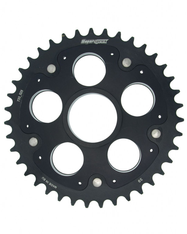 Rear sprocket STEALTH with alloy disc SUPERSPROX RSA-733_525:39-BLK Crni 39T, 520