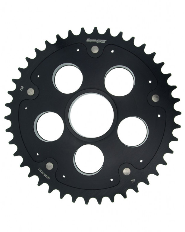 Rear sprocket STEALTH with alloy disc SUPERSPROX RSA-736:42-BLK Crni 42T, 520