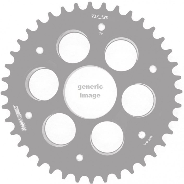 Rear sprocket SUPERSPROX STEALTH RST-737_525:42-GLD zlato 42T, 525