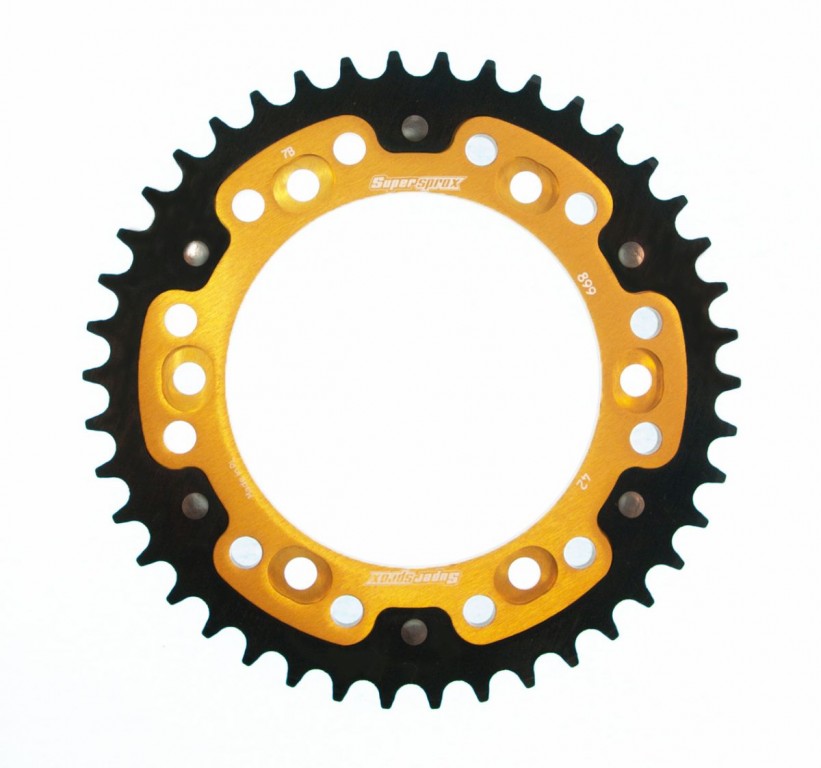 Rear sprocket SUPERSPROX STEALTH RST-899:42-GLD zlato 42T, 525