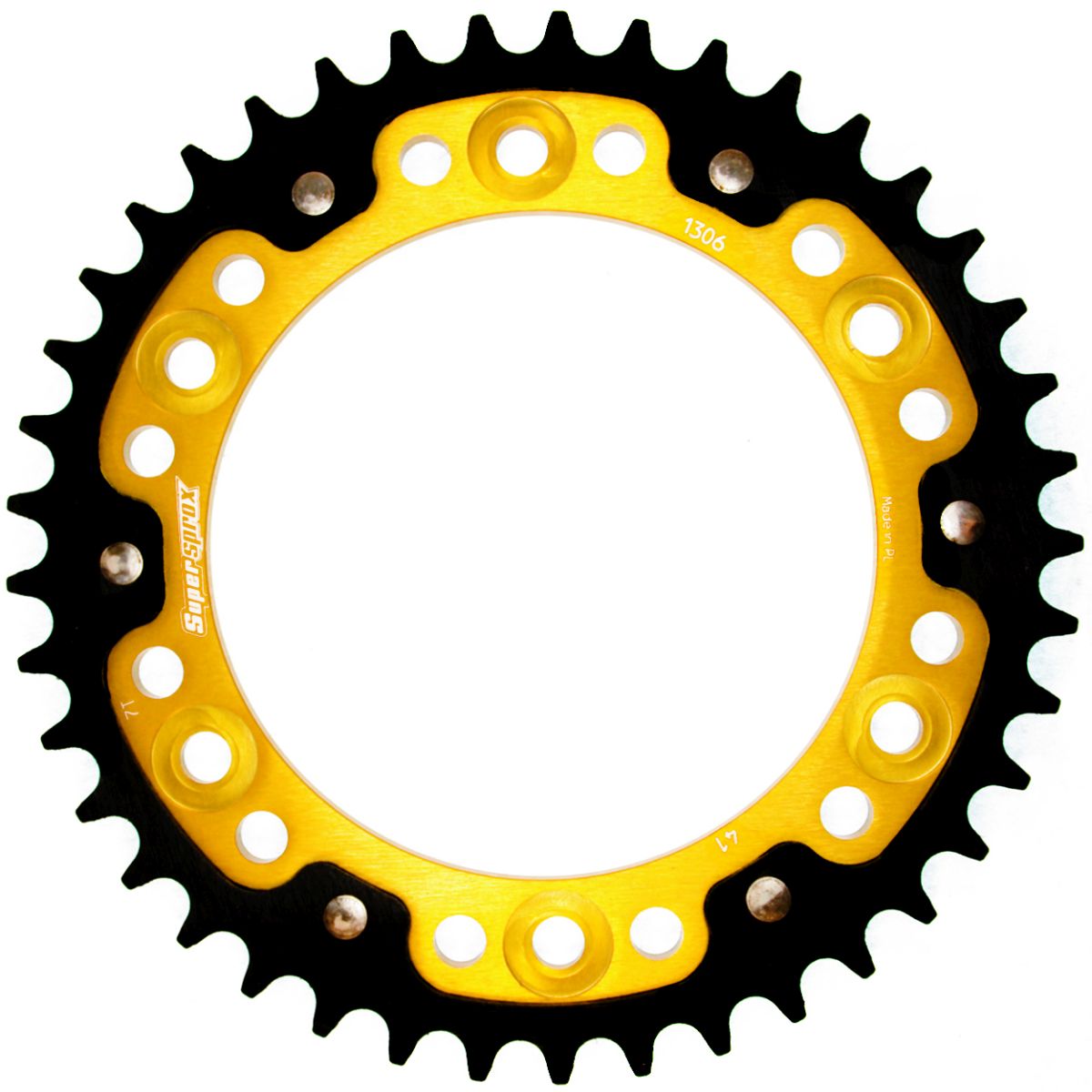 Rear sprocket SUPERSPROX STEALTH RST-1306:41-GLD zlato 41T, 530