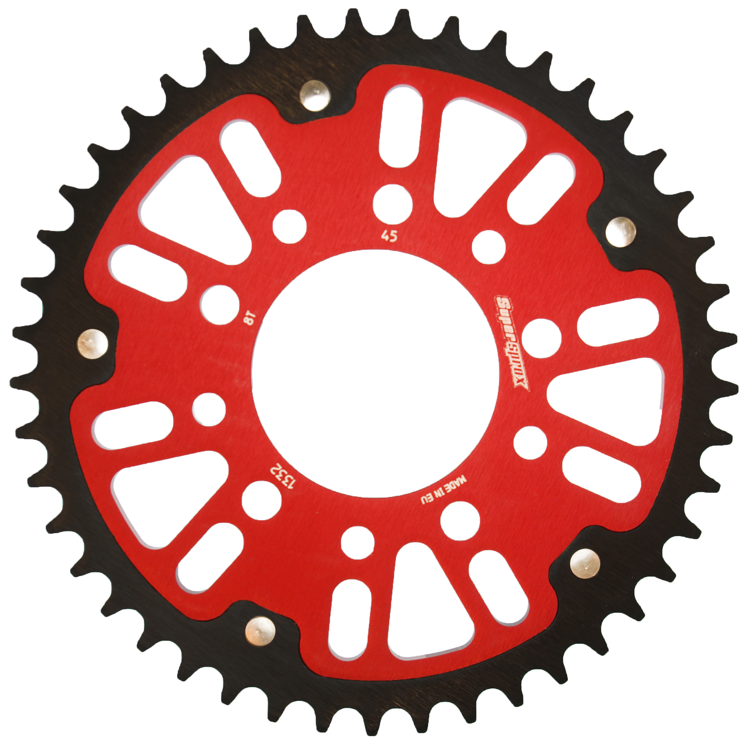 Lančenik zadnji SUPERSPROX STEALTH RST-1332:45-RED crven 45T, 525