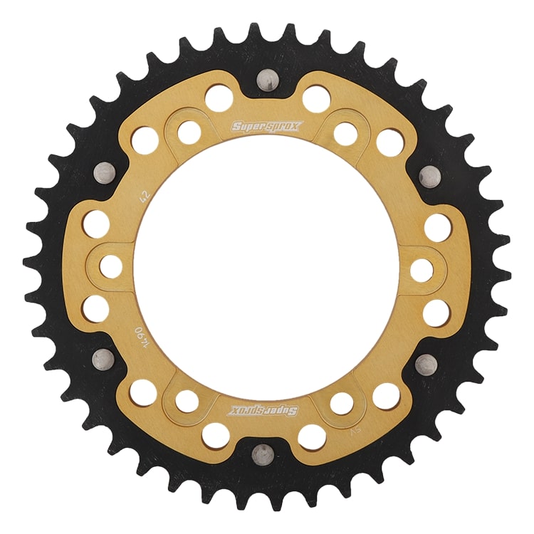 Rear sprocket SUPERSPROX STEALTH RST-1490:42-GLD zlato 42T, 520