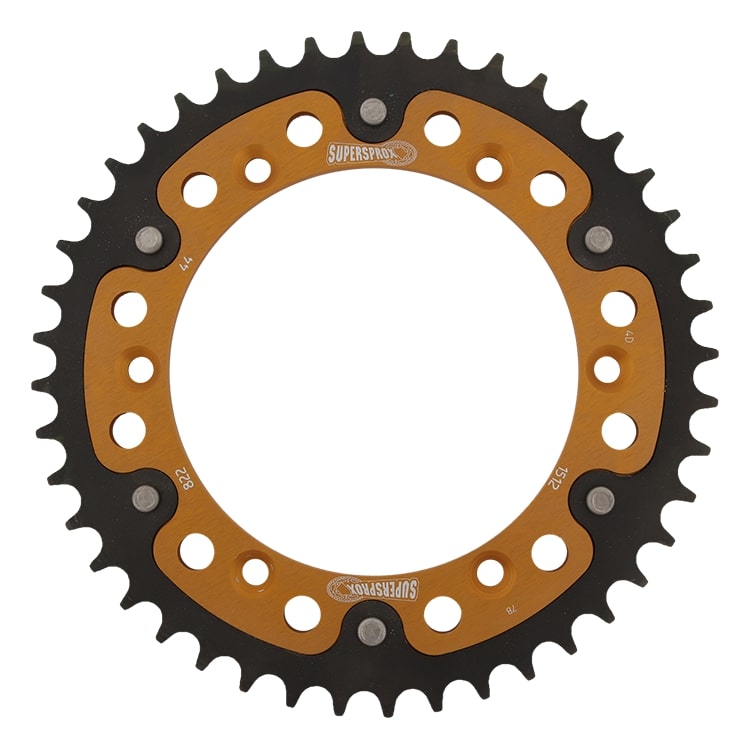 Rear sprocket SUPERSPROX STEALTH RST-1512:44-GLD zlato 44T, 520