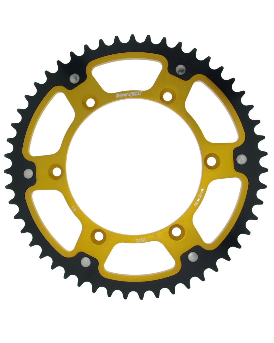 Rear sprocket SUPERSPROX STEALTH RST-1512:51-GLD zlato 51T, 520