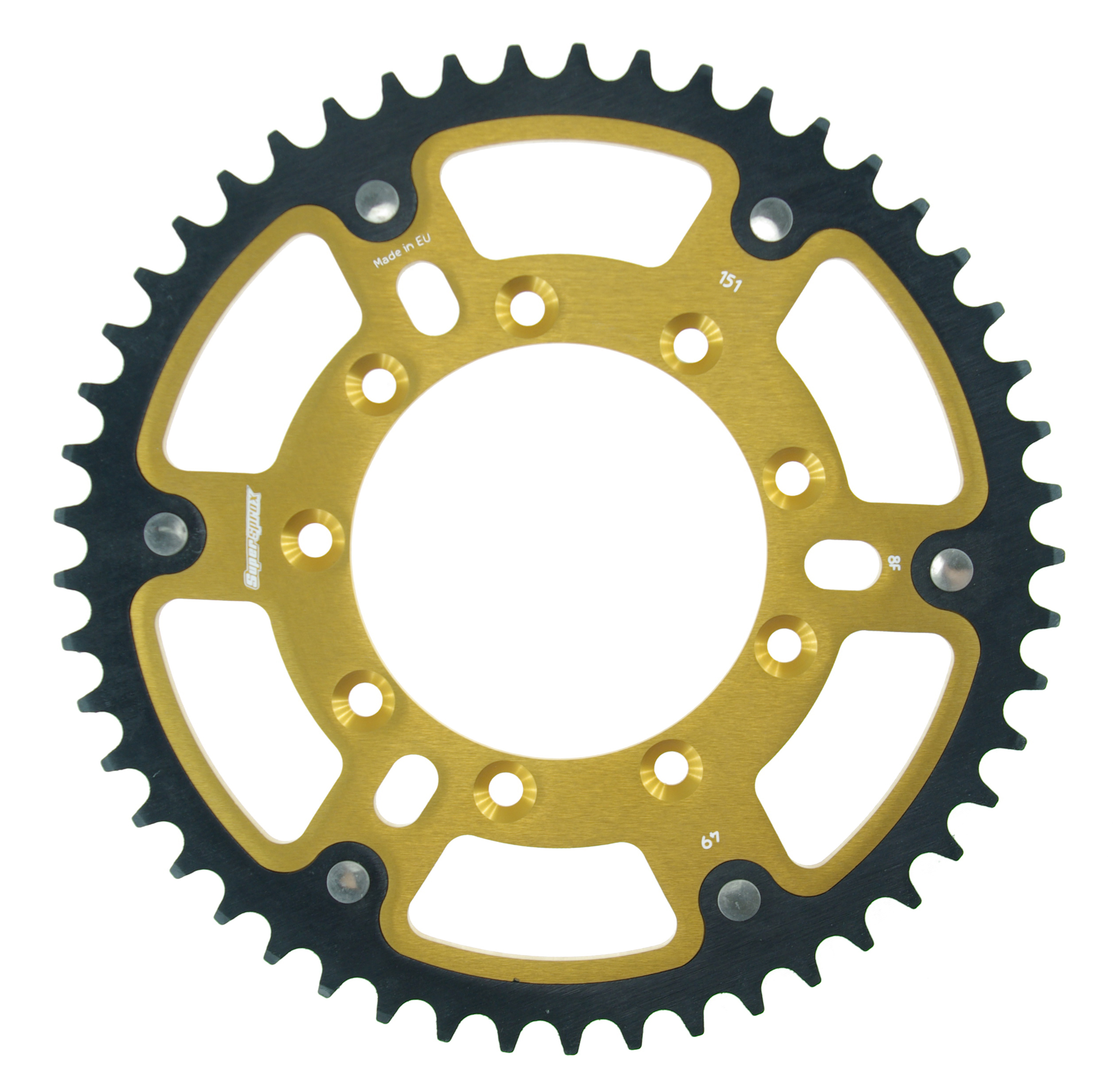 Lančenik zadnji SUPERSPROX STEALTH RST-151:49-GLD zlato 49T, 520