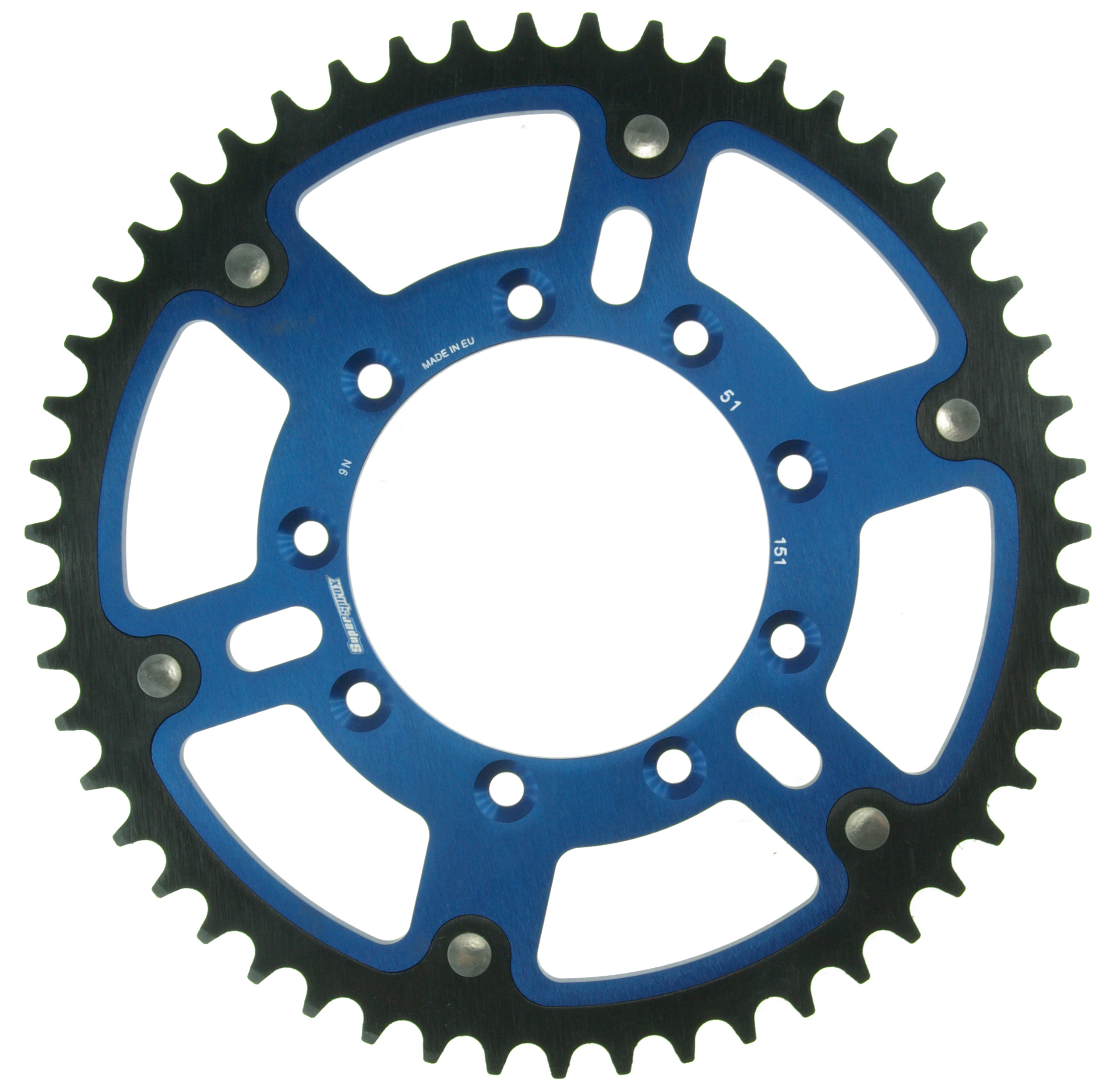 Lančenik zadnji SUPERSPROX STEALTH RST-151:51-BLU plavi 51T, 520
