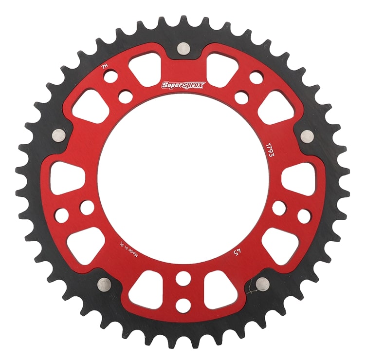 Lančenik zadnji SUPERSPROX STEALTH RST-1793:45-RED crven 45T, 520