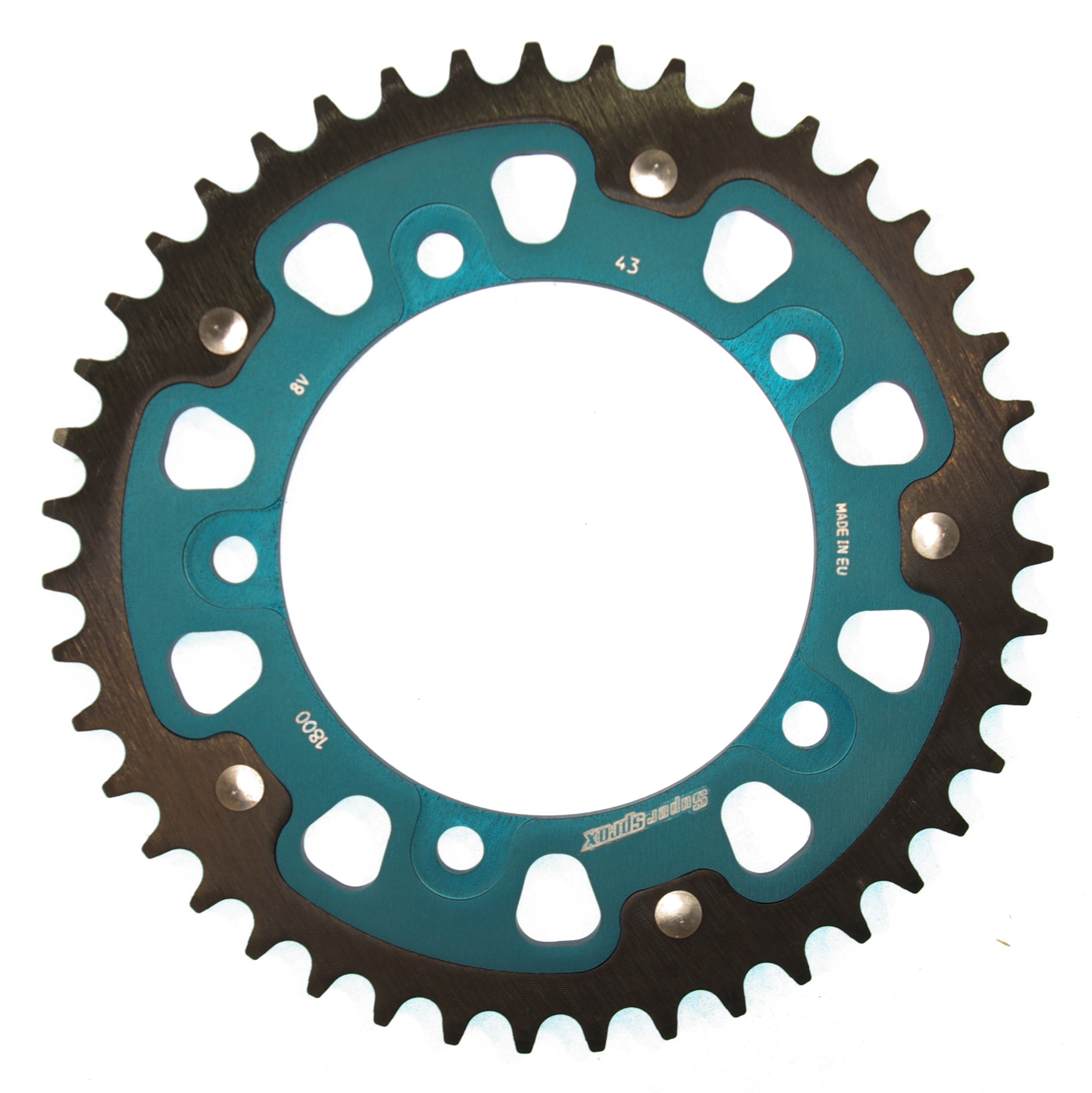 Lančenik zadnji SUPERSPROX STEALTH RST-1800:43-BLU plavi 43T, 530